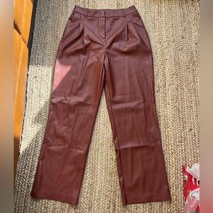 HOUSE OF HARLOW faux leather pants BN